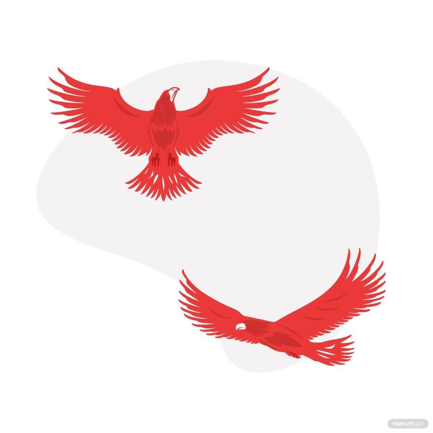 Free Red Eagle Vector