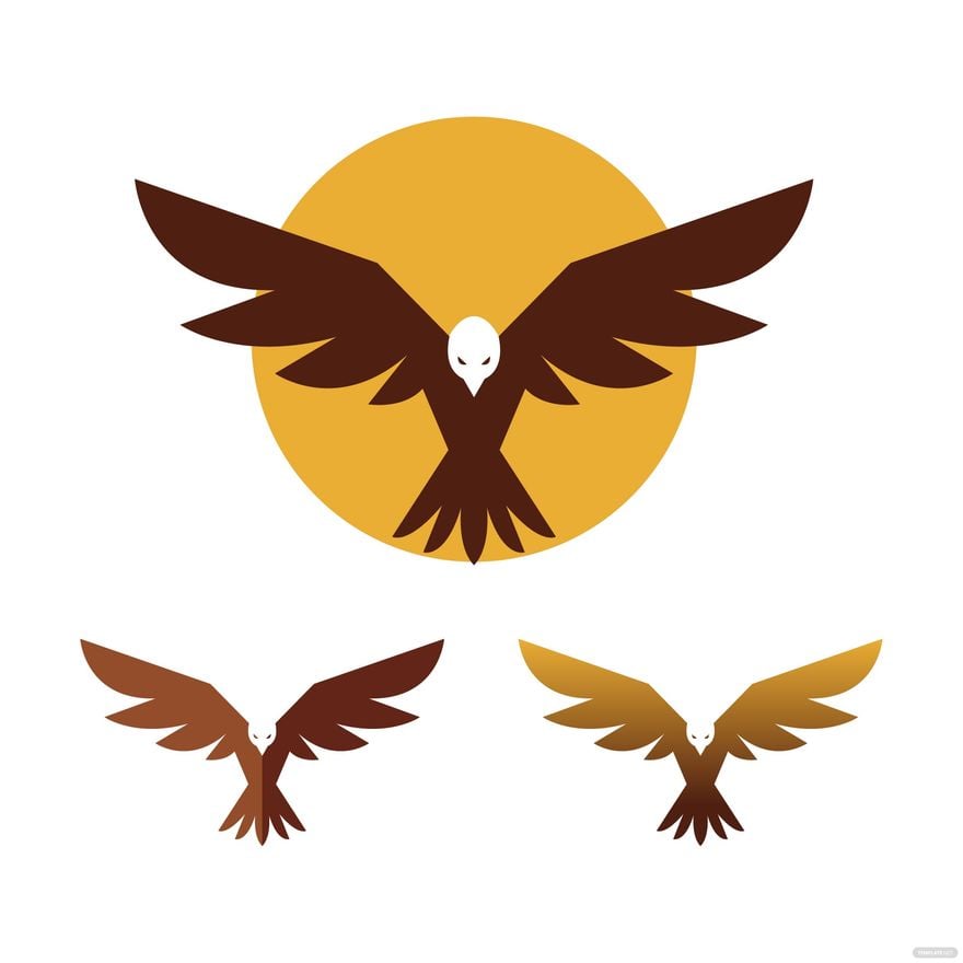 Free Abstract Eagle Vector