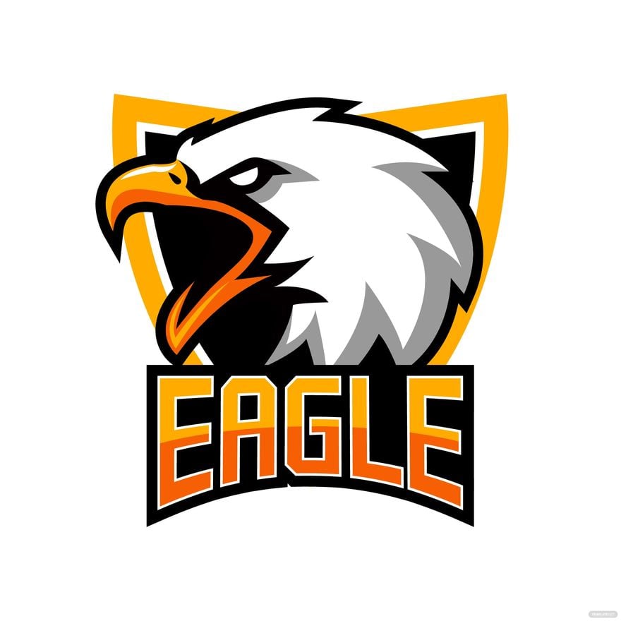 Eagle Mascot Vector in Illustrator, EPS, SVG, JPG, PNG