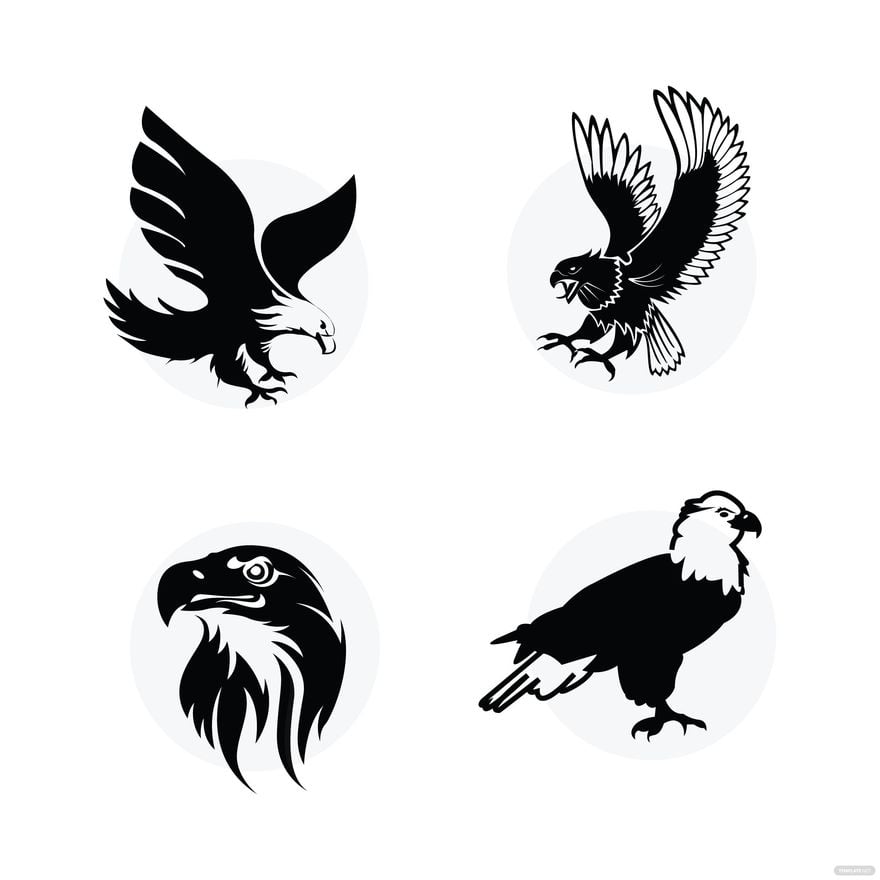Black Eagle Vector in Illustrator, EPS, SVG, JPG, PNG