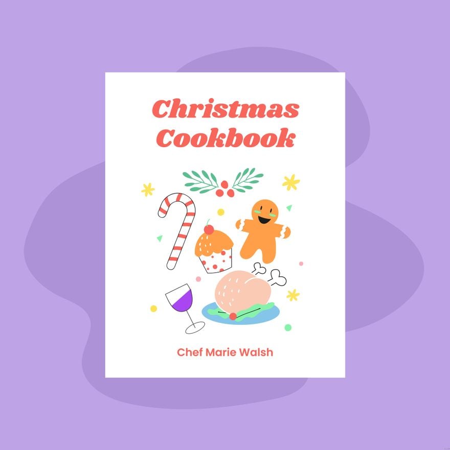 Free Christmas Cookbook Illustration