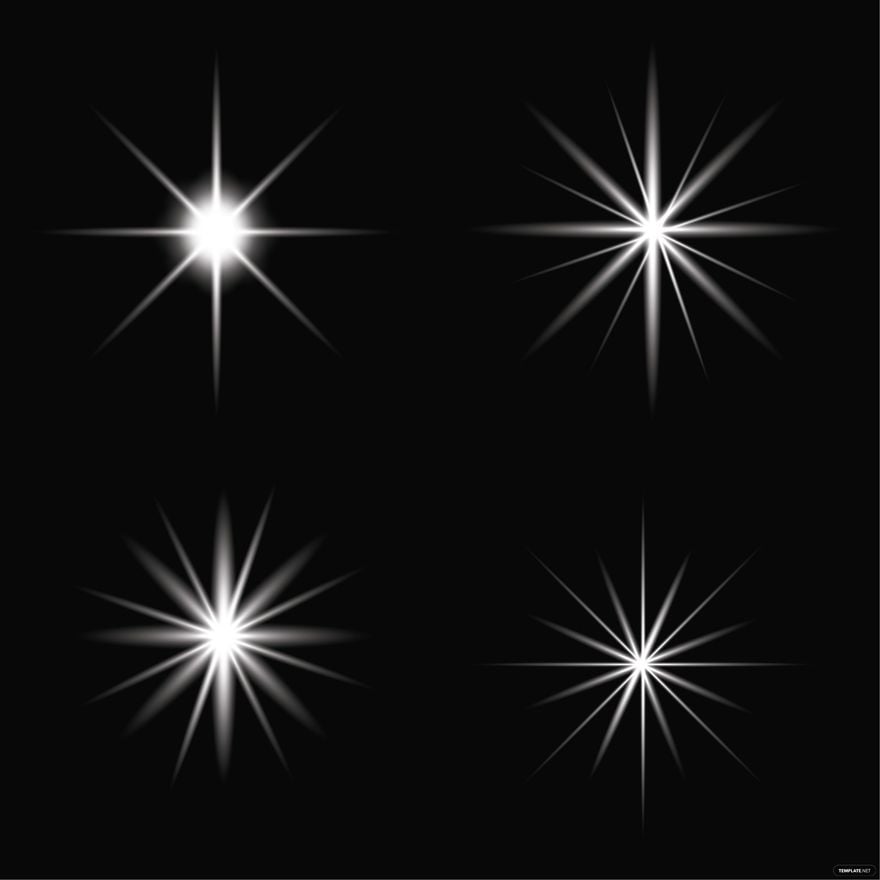 Light Sparkle Vector in Illustrator, EPS, SVG, JPG, PNG