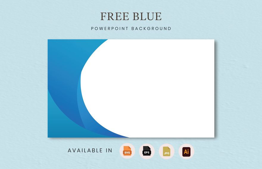 Free Blue Powerpoint Background - Download in Illustrator, EPS, SVG ...