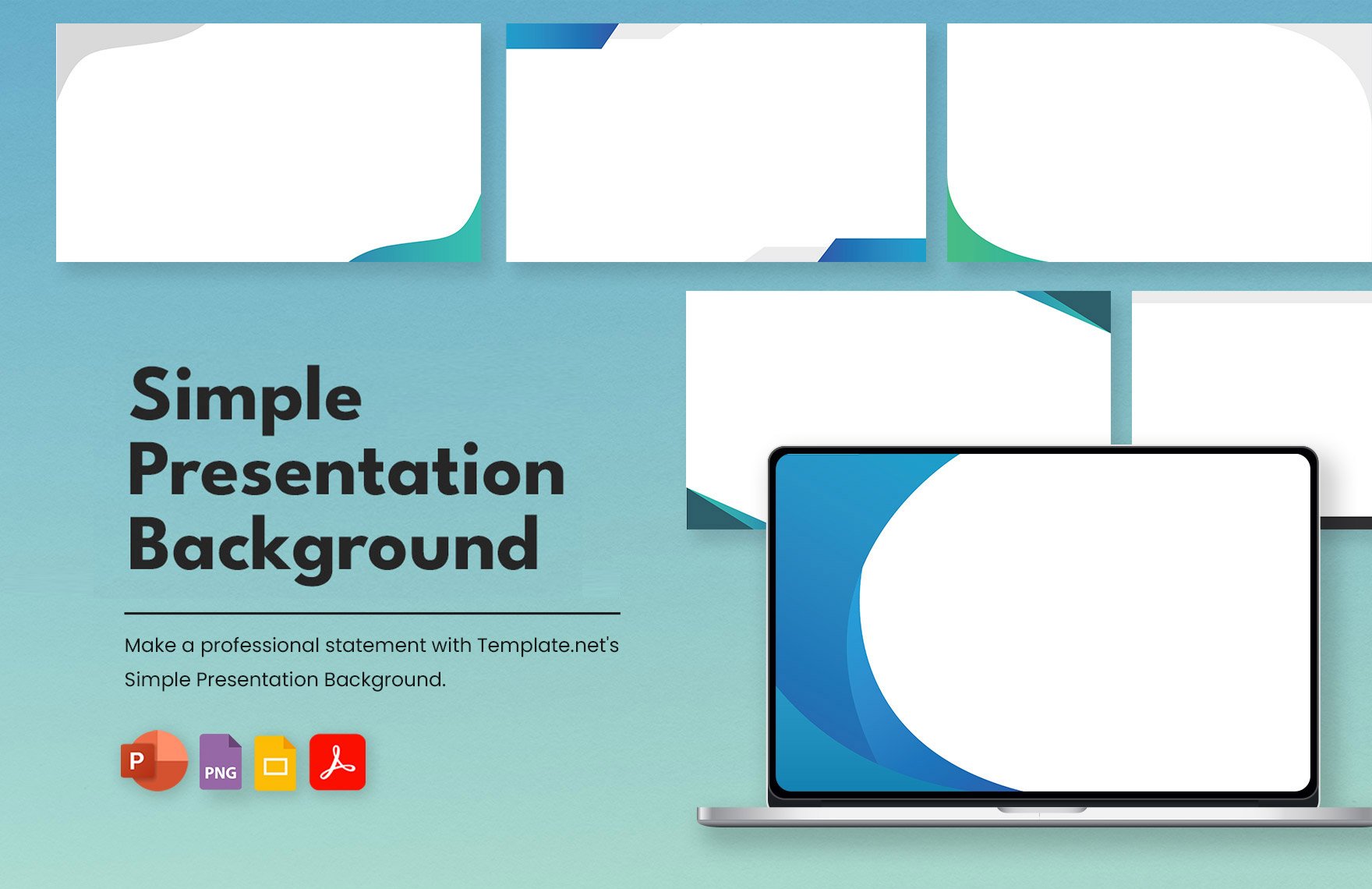 Free Simple Background Template in PDF, Illustrator, PowerPoint, Google Slides, Apple Keynote, EPS, SVG, JPG, PNG