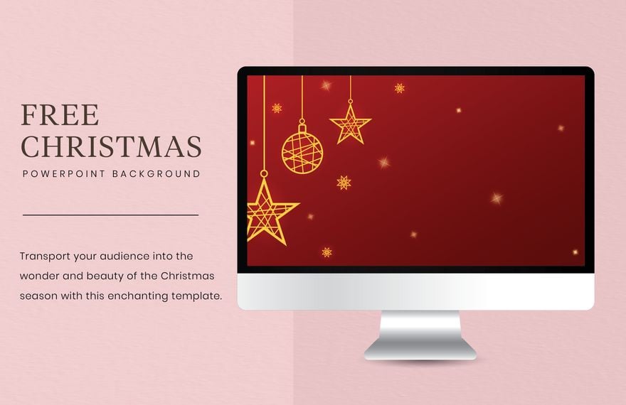 Free Christmas Powerpoint Background in Illustrator, EPS, SVG, JPG