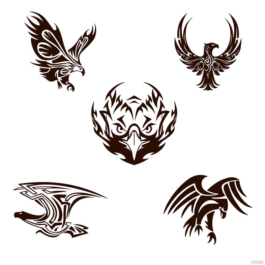 Tribal Eagle Vector