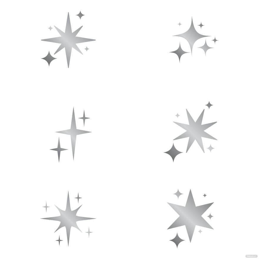 Free Glitter Star Transparent Background - Download in Illustrator