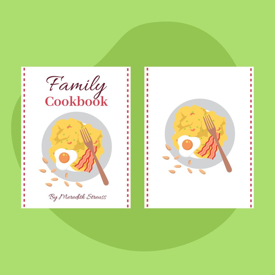 Free Family Cookbook Illustration