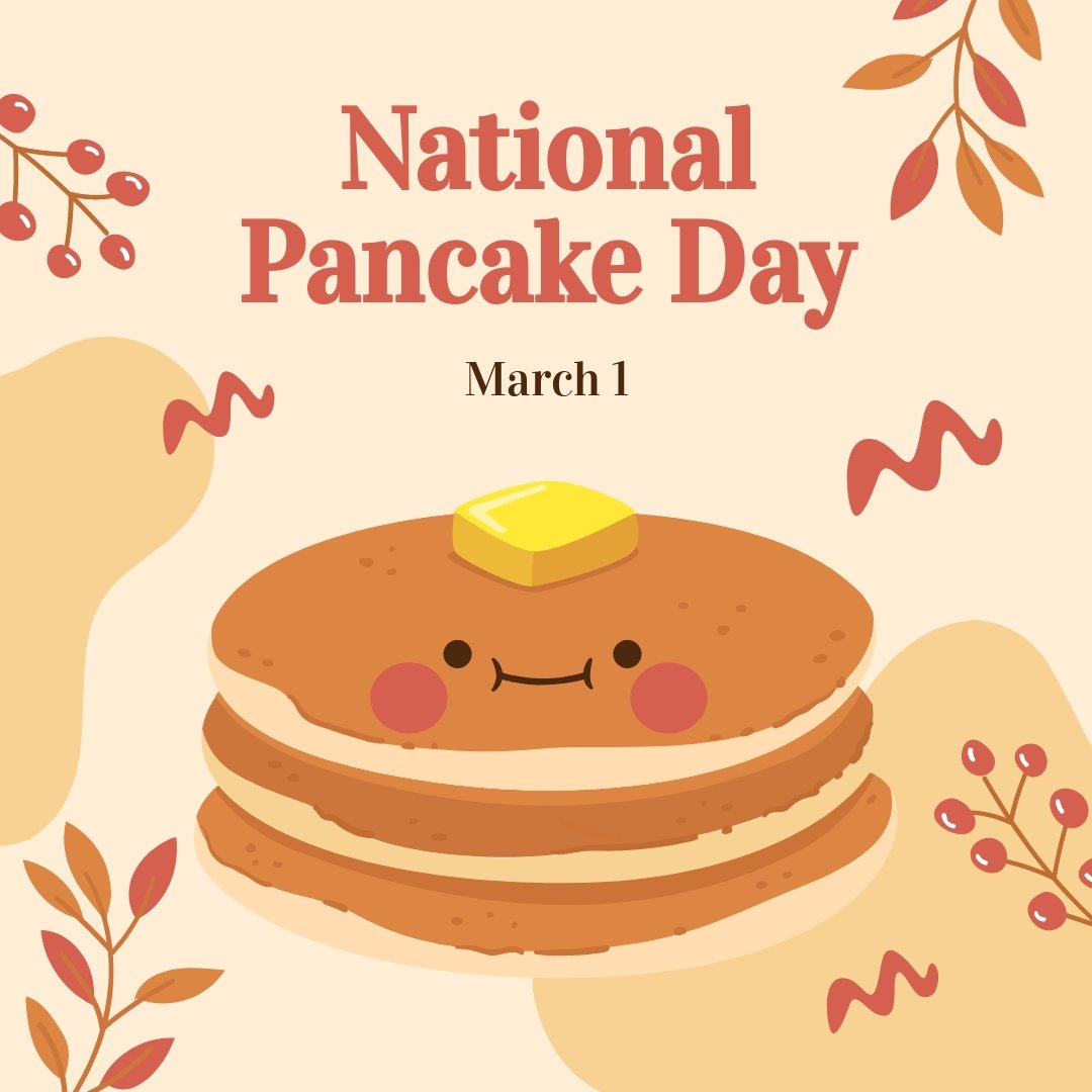 Free National Pancake Day Instagram Post Template