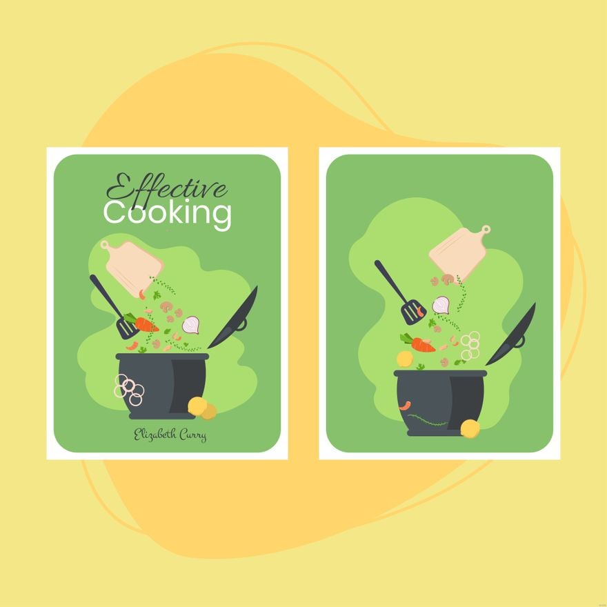 Free Creative Cookbook Illustration