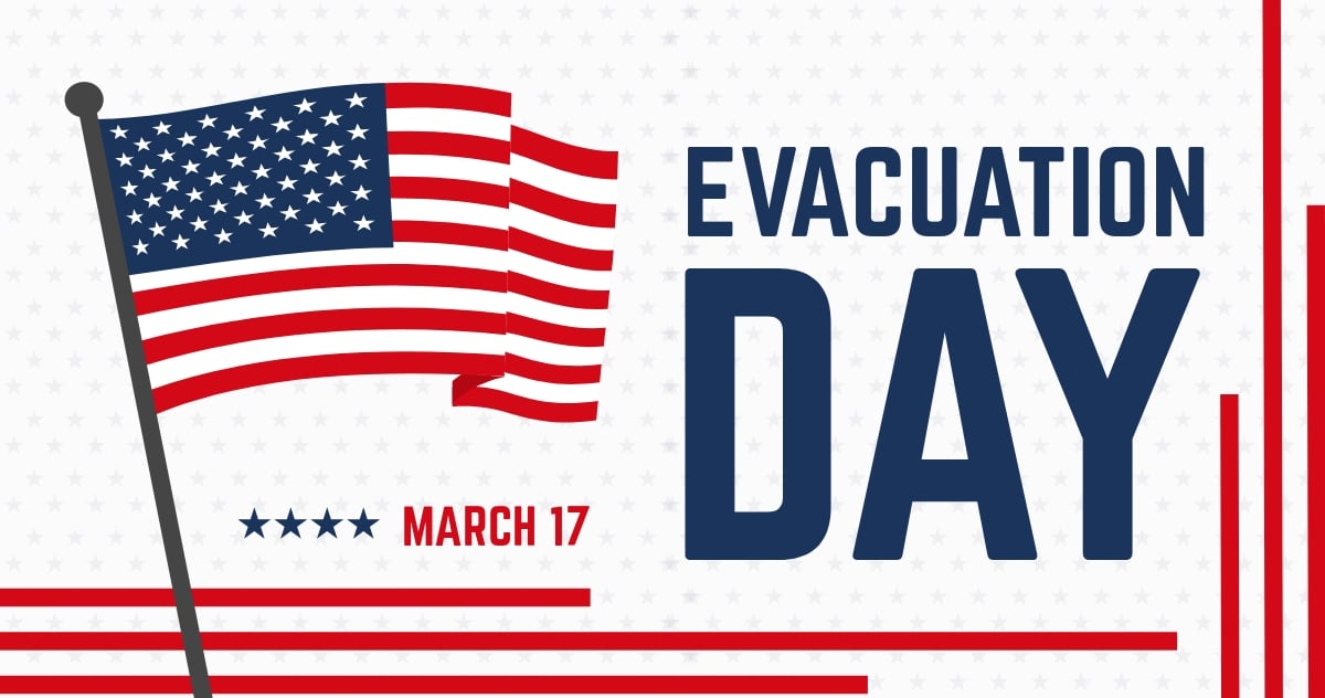 Free Evacuation Day Facebook Post Template