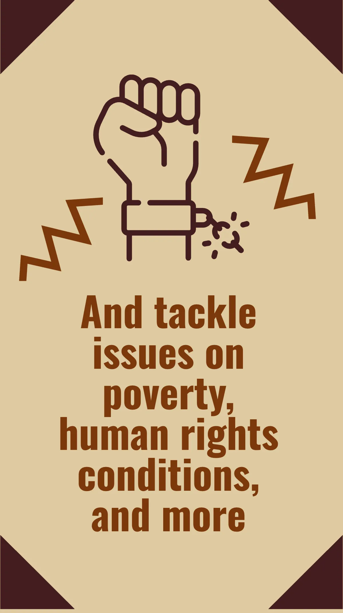 Free World Day Of Social Justice Instagram Story Template to Edit Online