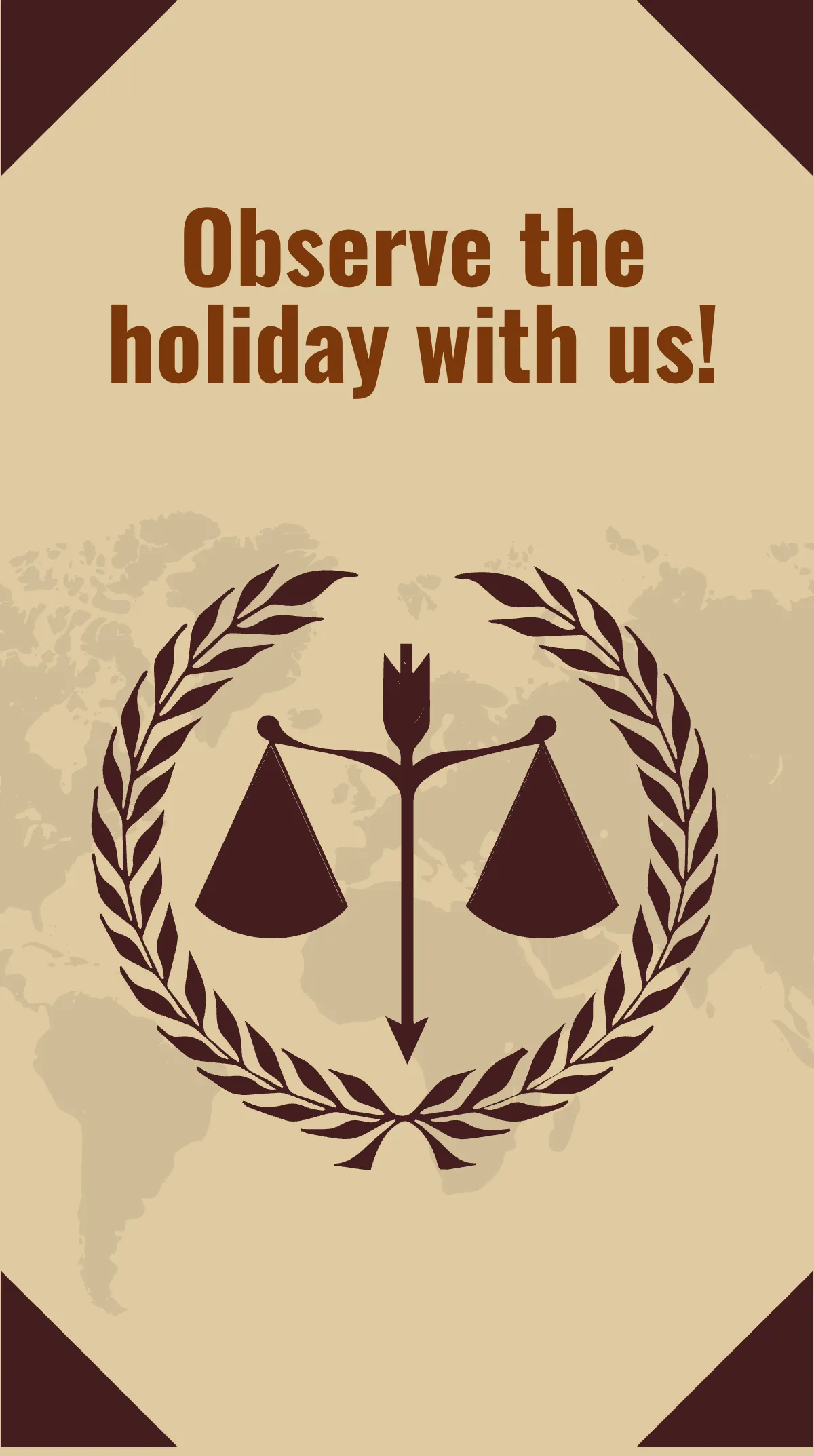 Free World Day Of Social Justice Instagram Story Template to Edit Online