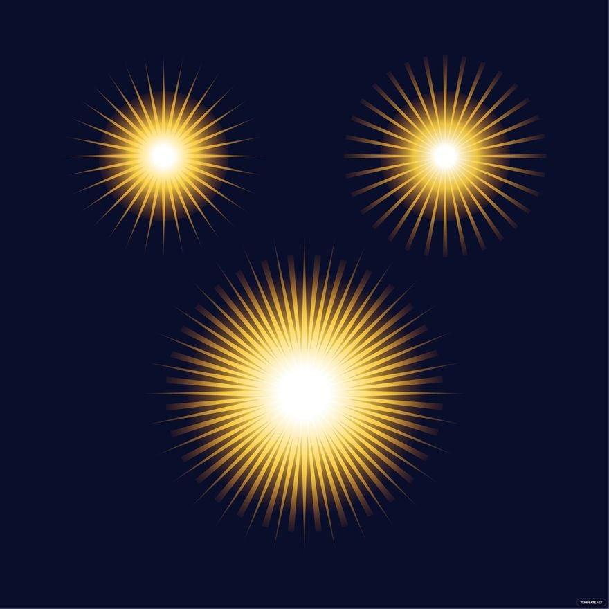 Sun Sparkle Vector in Illustrator, EPS, SVG, JPG, PNG