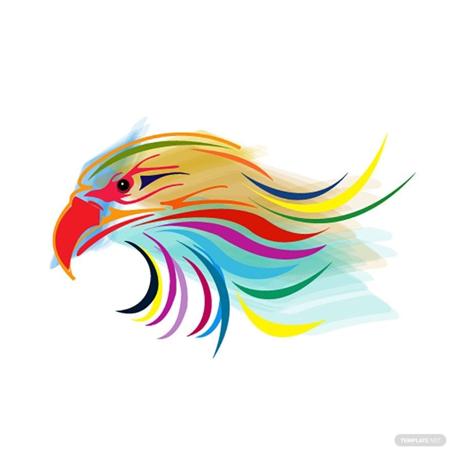 Free Colorful Eagle Vector in Illustrator, EPS, SVG, JPG, PNG