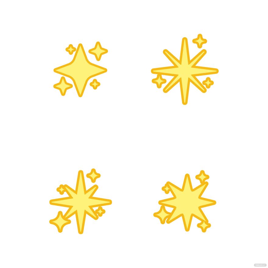 Free Cartoon Sparkle Vector - EPS, Illustrator, JPG, PNG, SVG