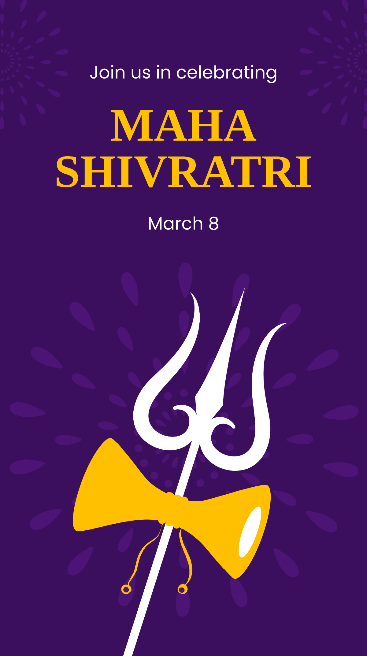 Free Maha Shivratri Event Instagram Story Template
