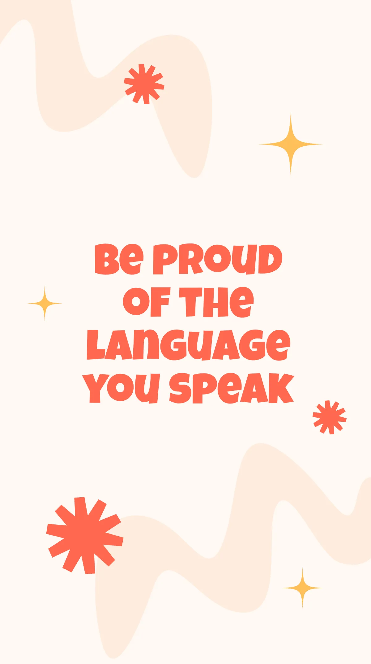 Free International Mother Language Day Instagram Story Template to Edit Online