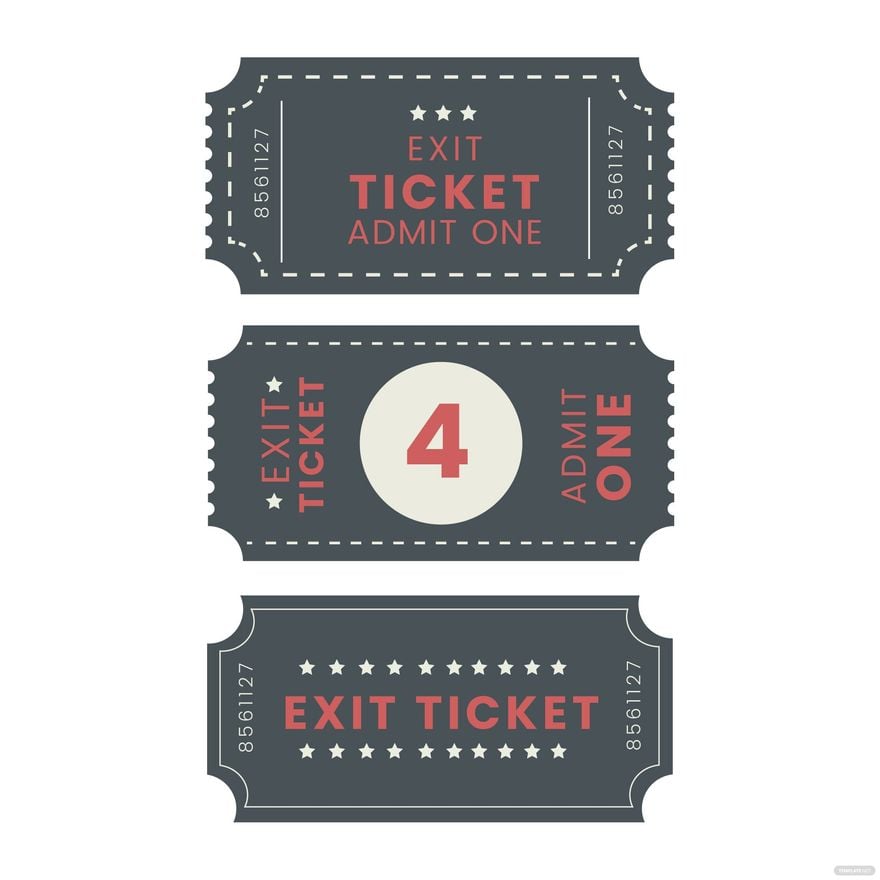Exit Ticket Vector
