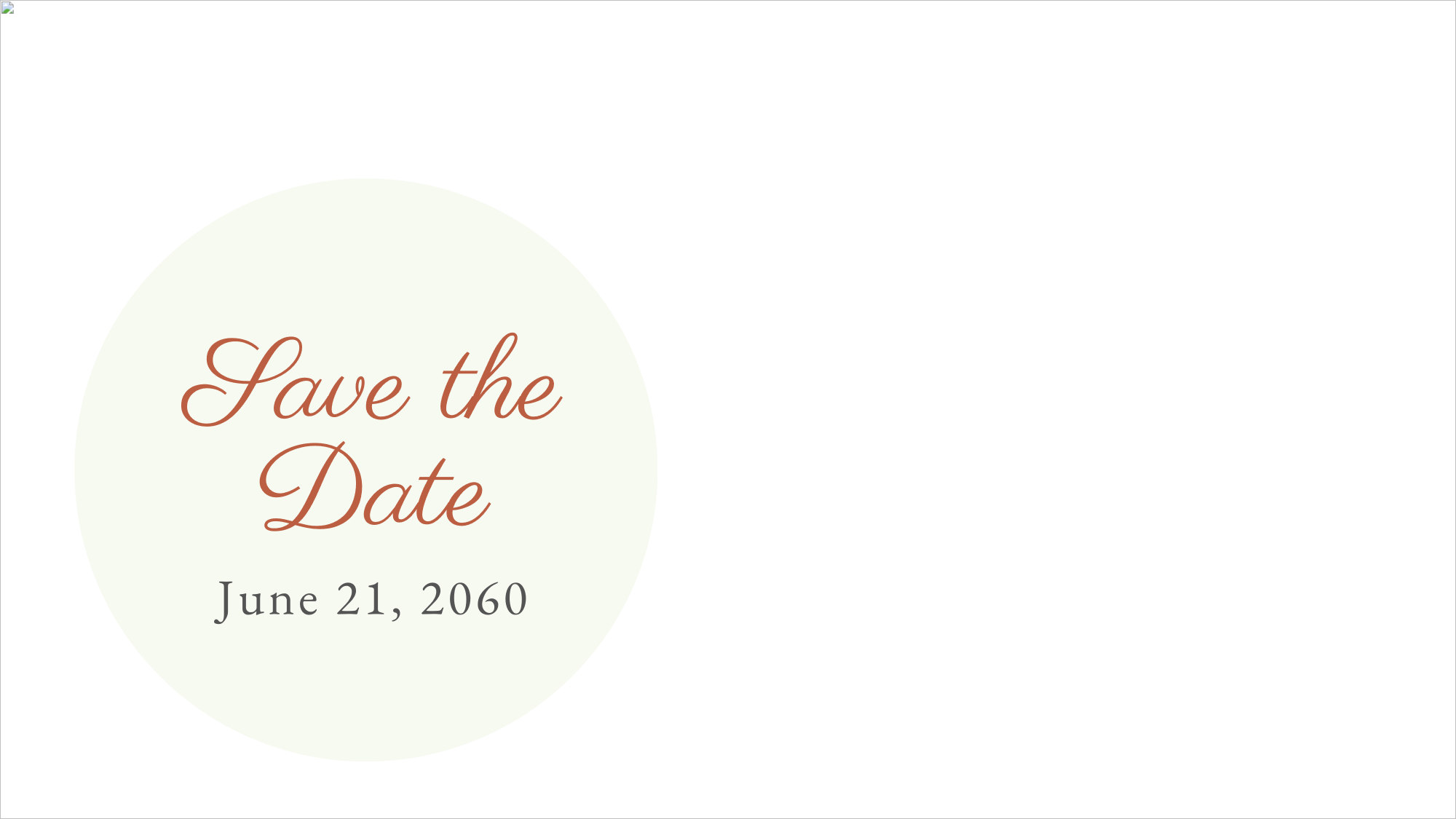 Free Save the Date Video Template to Edit Online