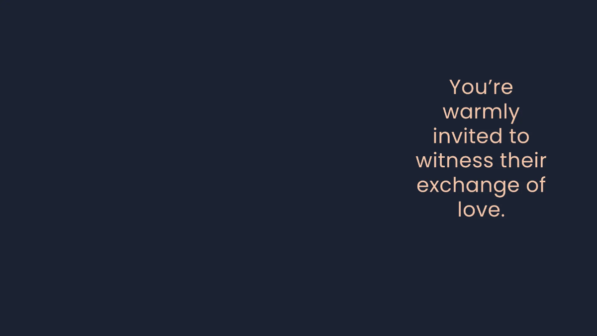 Free Wedding Invitation Video Template to Edit Online