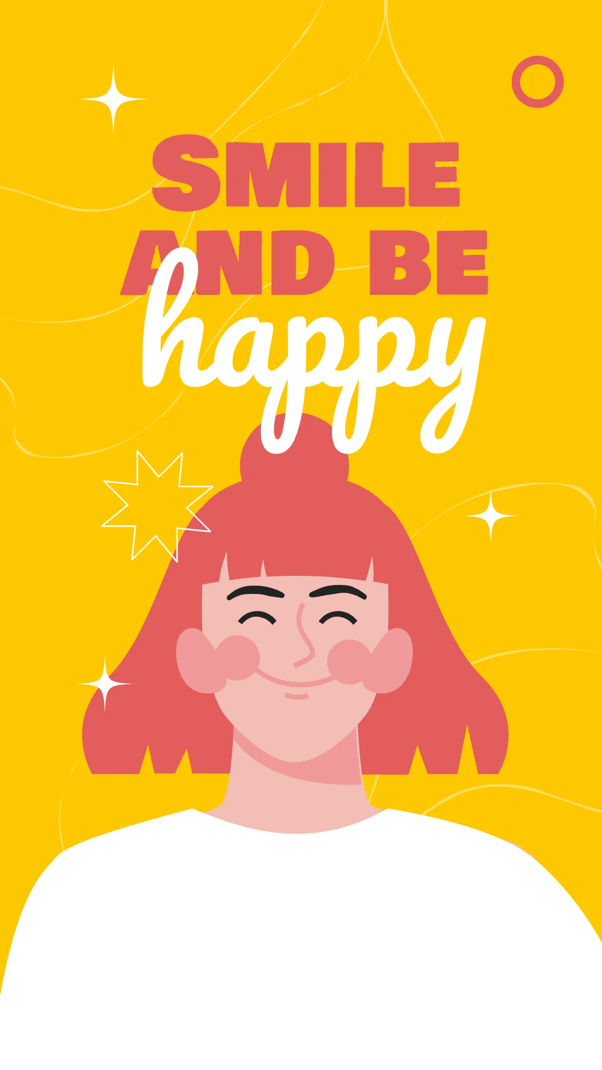 Free Happy Share A Smile Day Instagram Story Template to Edit Online