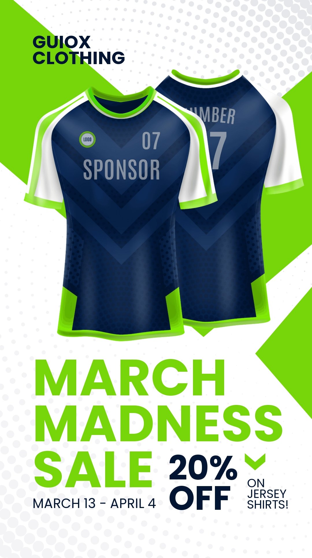 Free March Madness Sale WhatsApp Post Template
