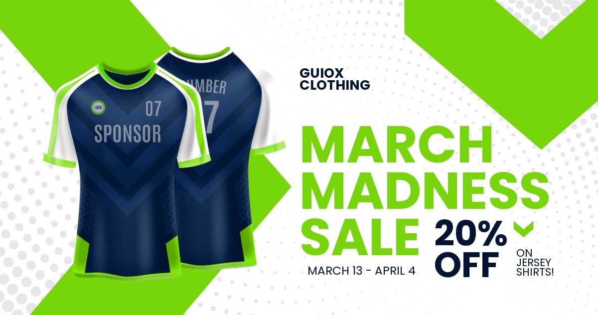Free March Madness Sale Facebook Post Template