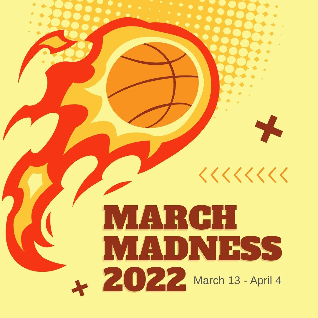 Free March Madness Instagram Post Template