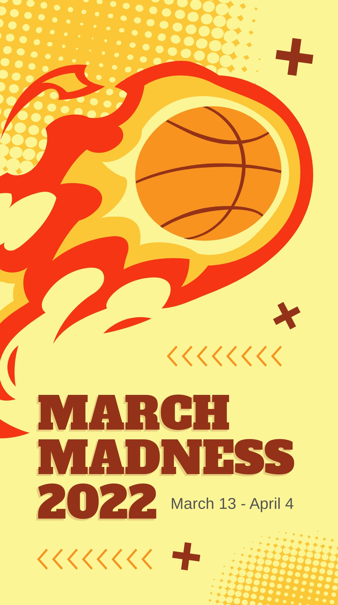 March Madness Whatsapp Post Template