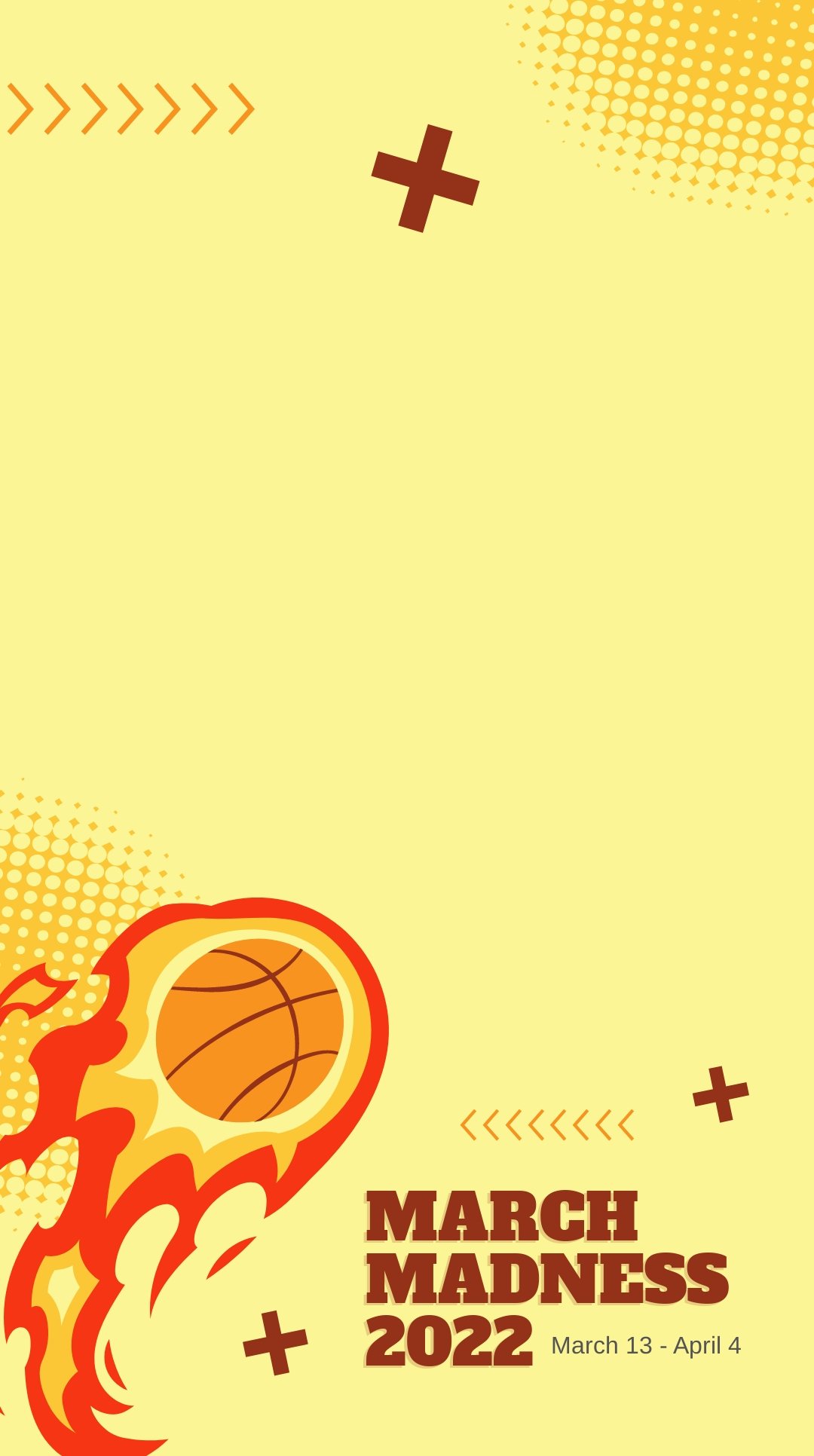 March Madness Snapchat Geofilter Template