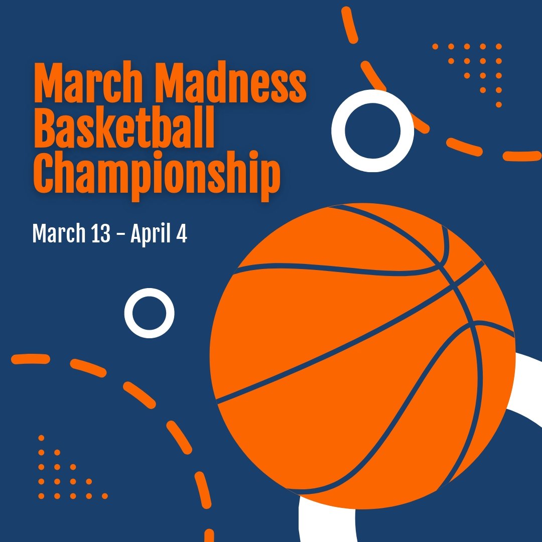 March Madness Basketball Championship Instagram Post Template