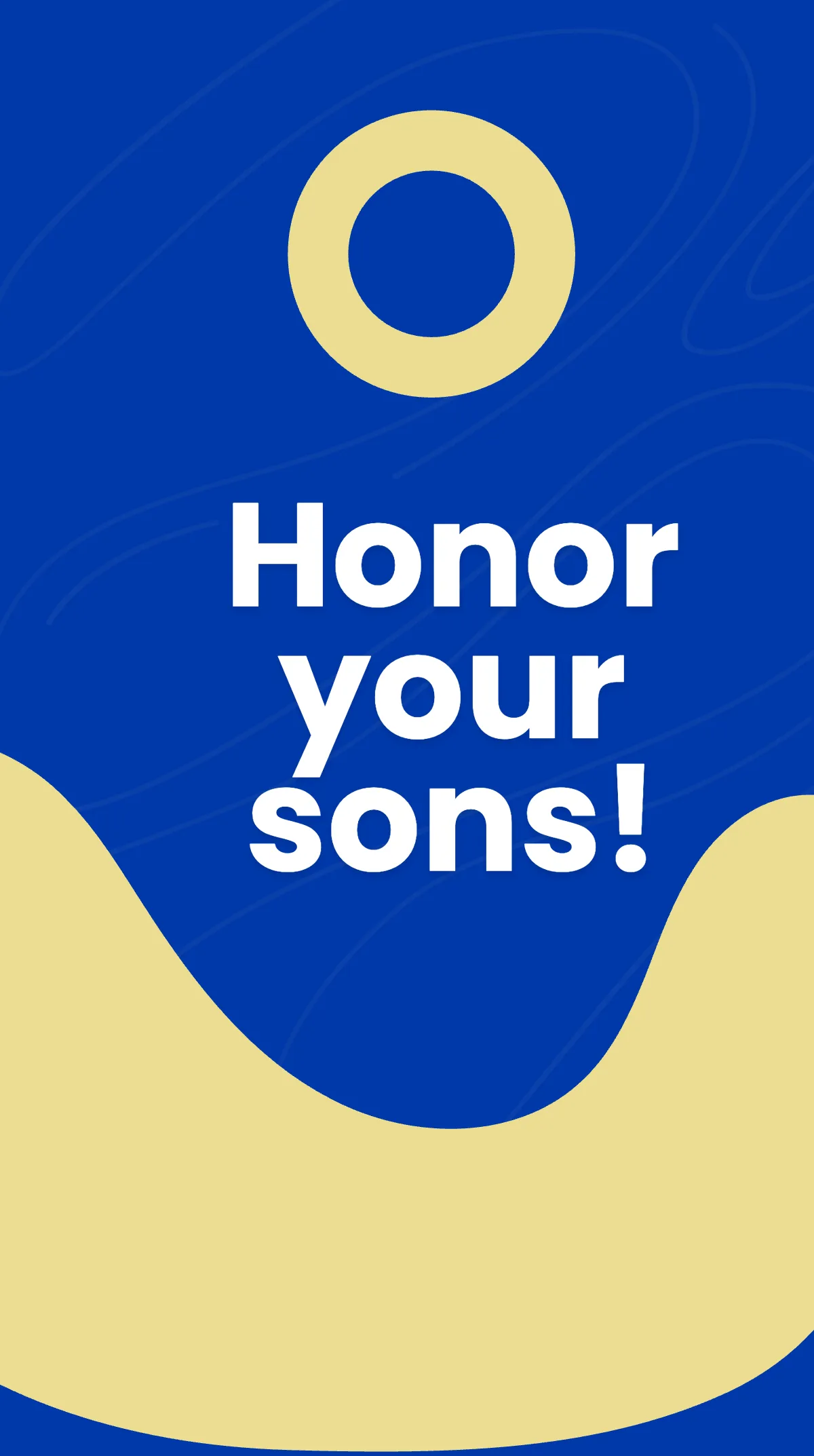 Free National Sons Day Instagram Story Template to Edit Online