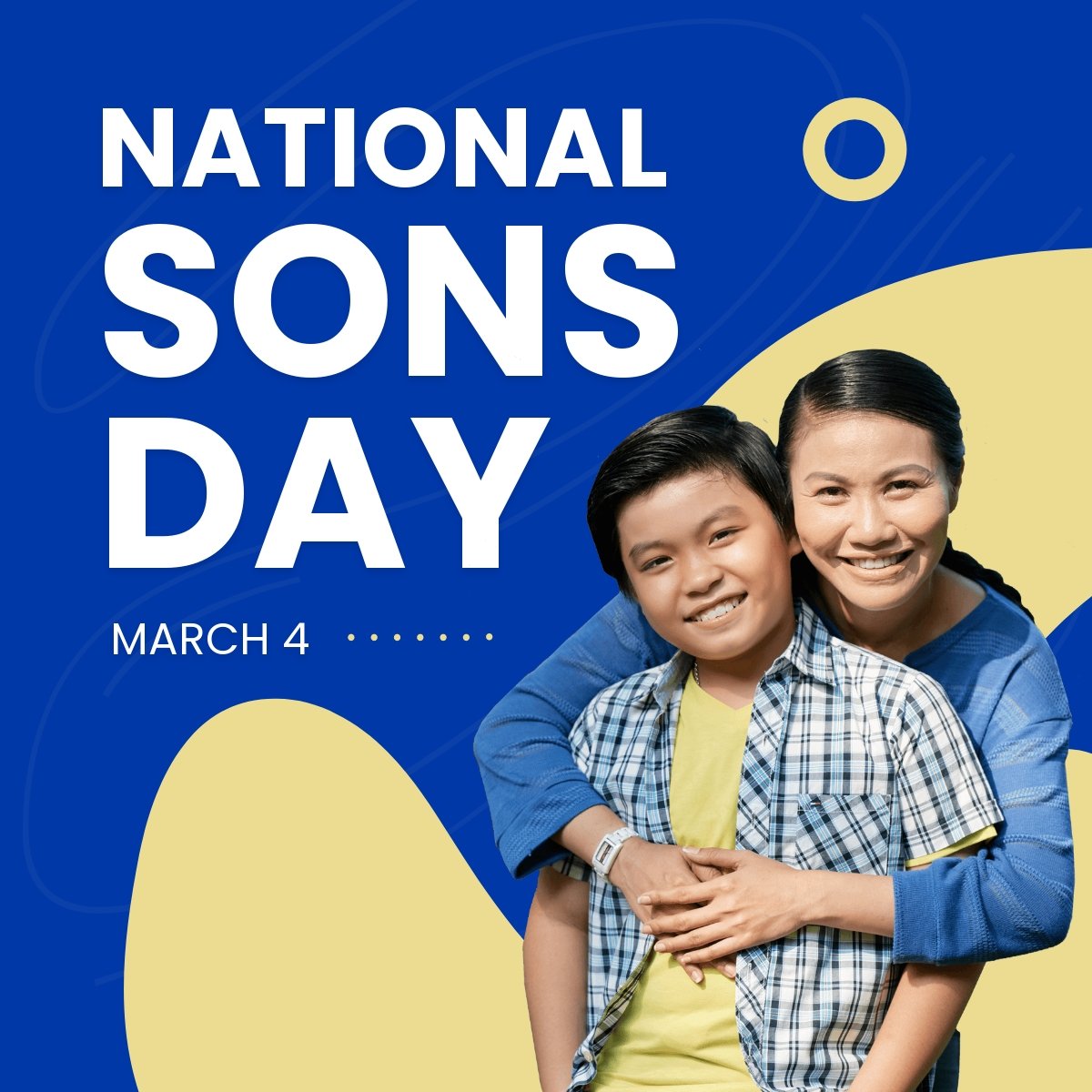 National Sons Day LinkedIn Post Template