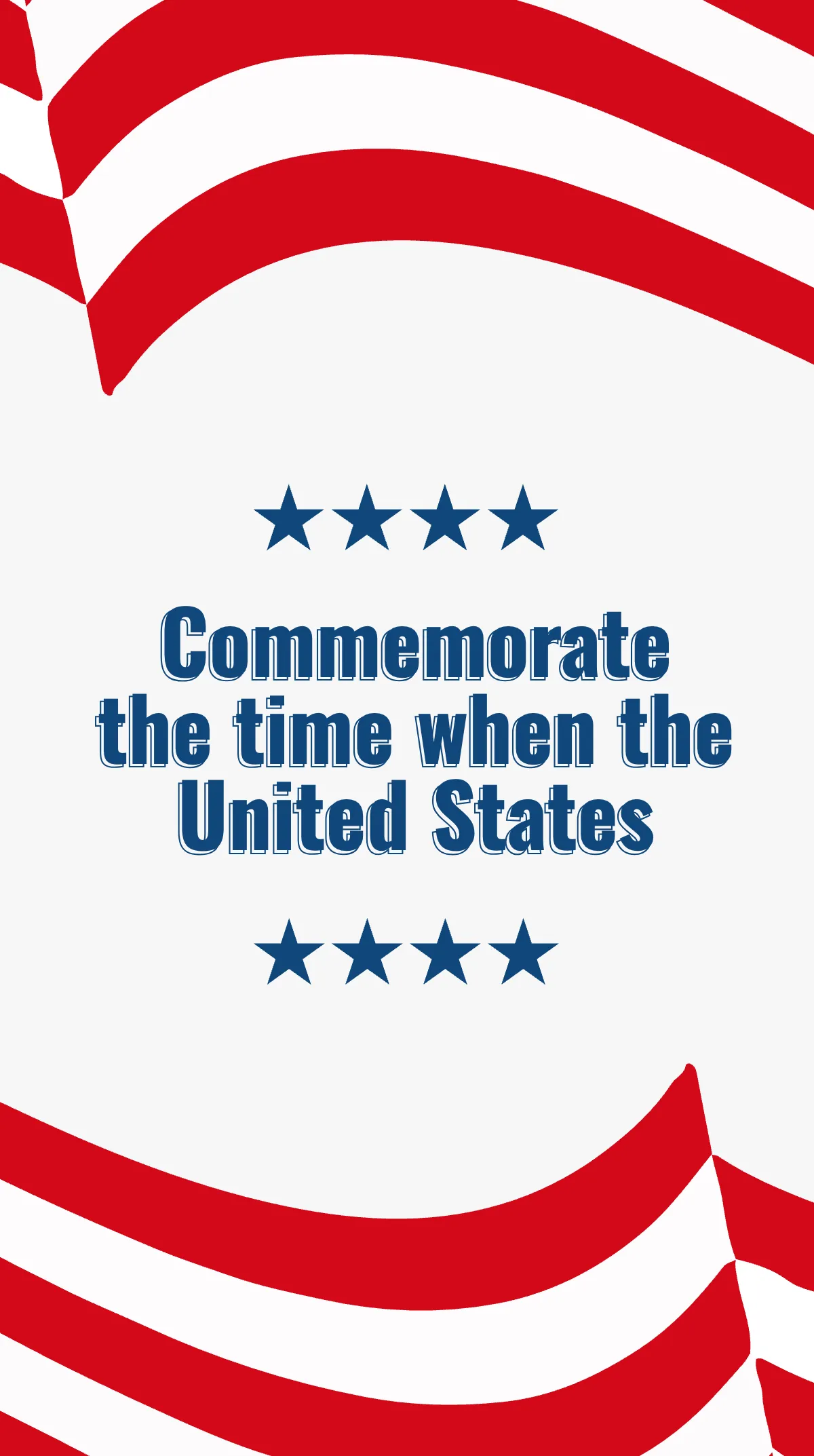 Free National Anthem Day Instagram Story Template to Edit Online