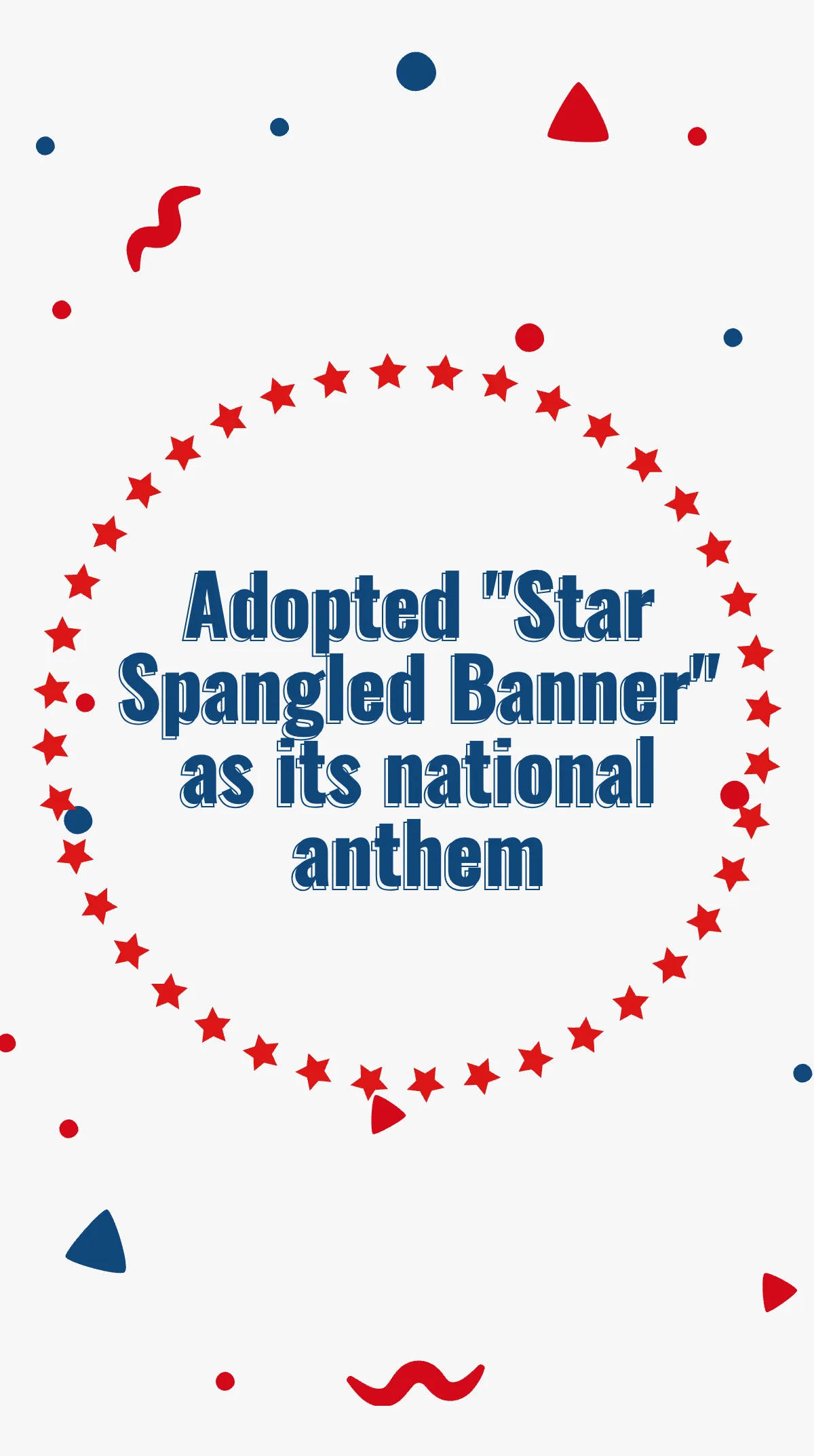 Free National Anthem Day Instagram Story Template to Edit Online