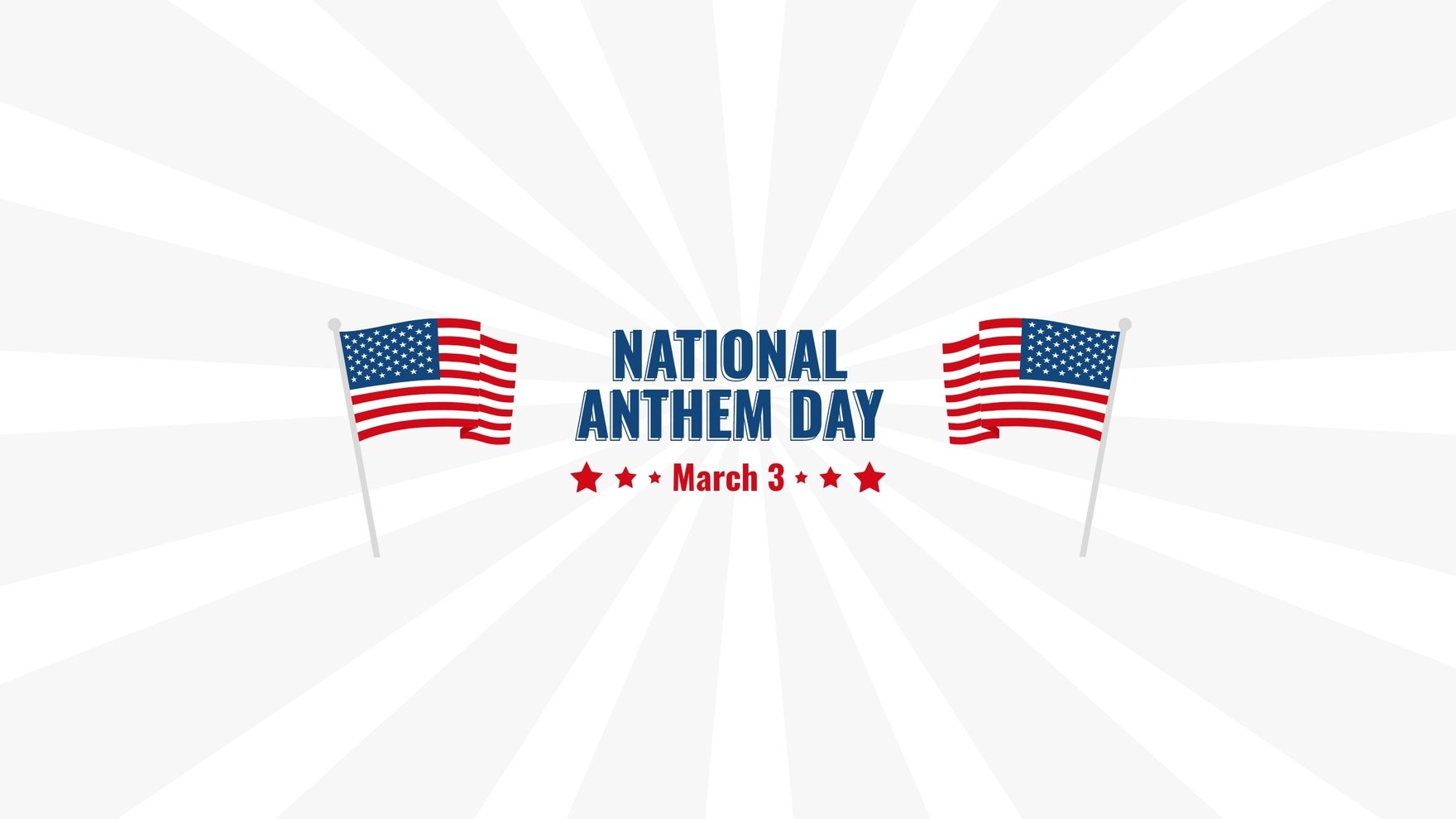 National Anthem Day YouTube Banner