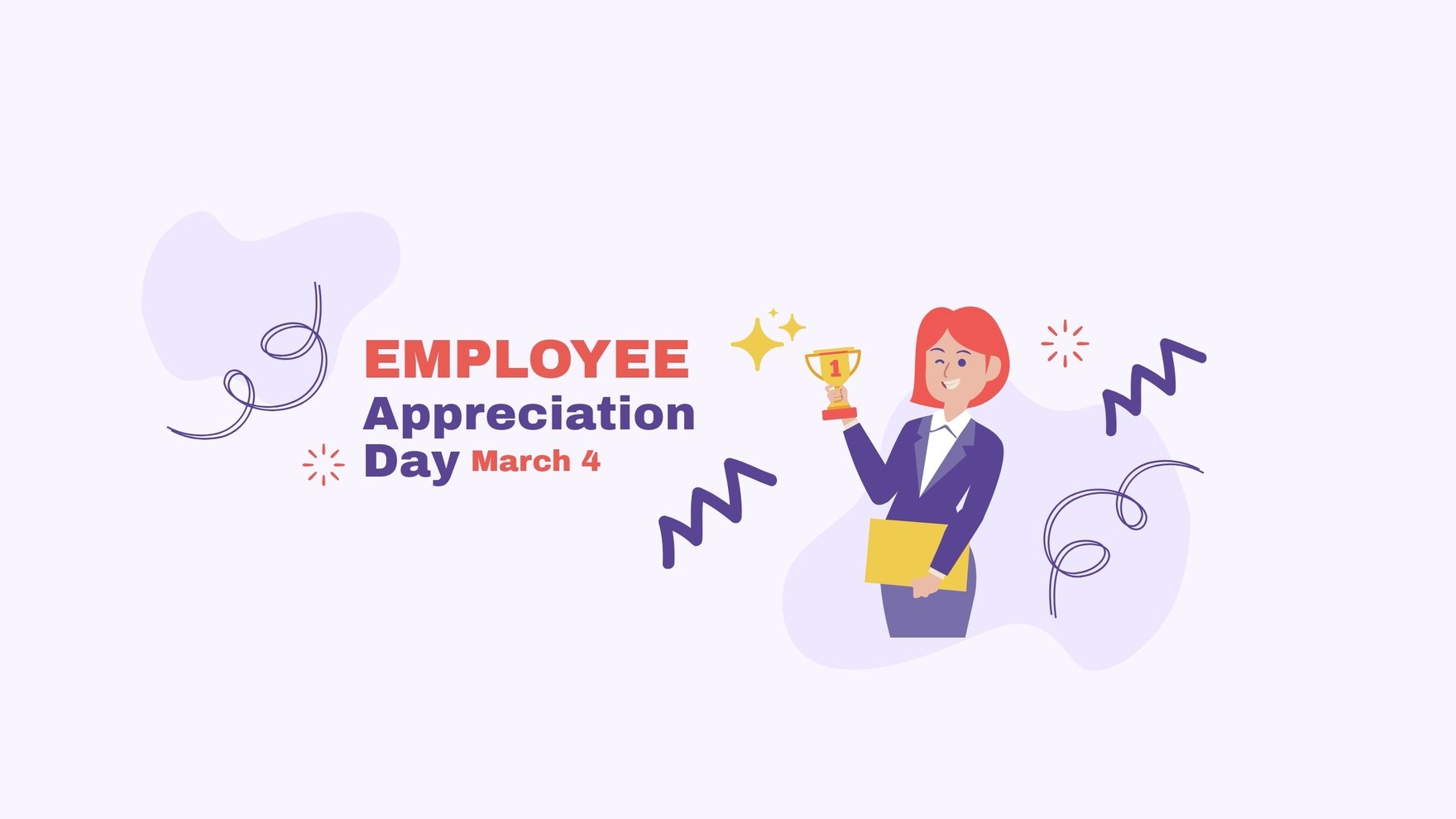 Happy Employee Appreciation Day Youtube Banner Template