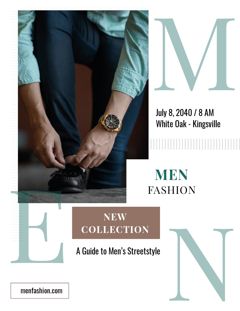 Mens Collection Flyer Template.jpe