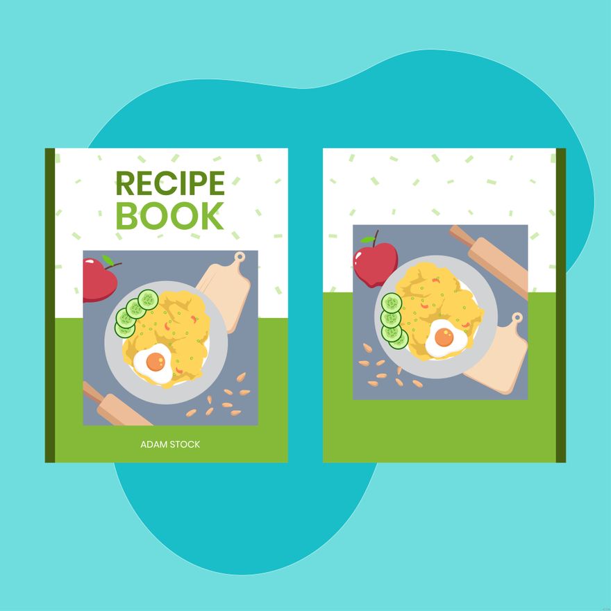Recipe Book Illustration In Illustrator SVG JPG EPS PNG Download
