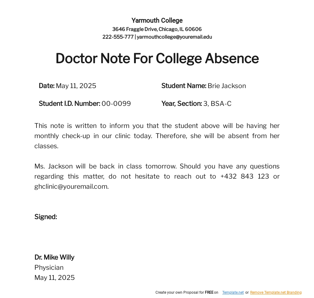 Free Letter Of Leave Of Absence From Work Google Docs Word Apple 