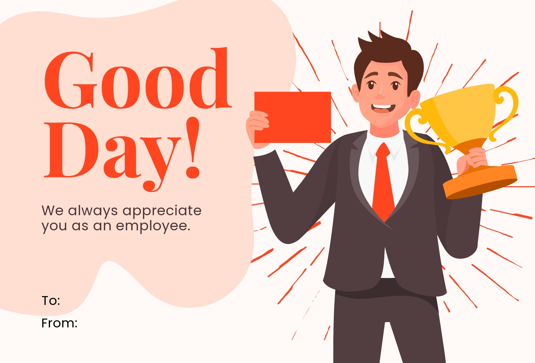 Employee Appreciation Cards Templates