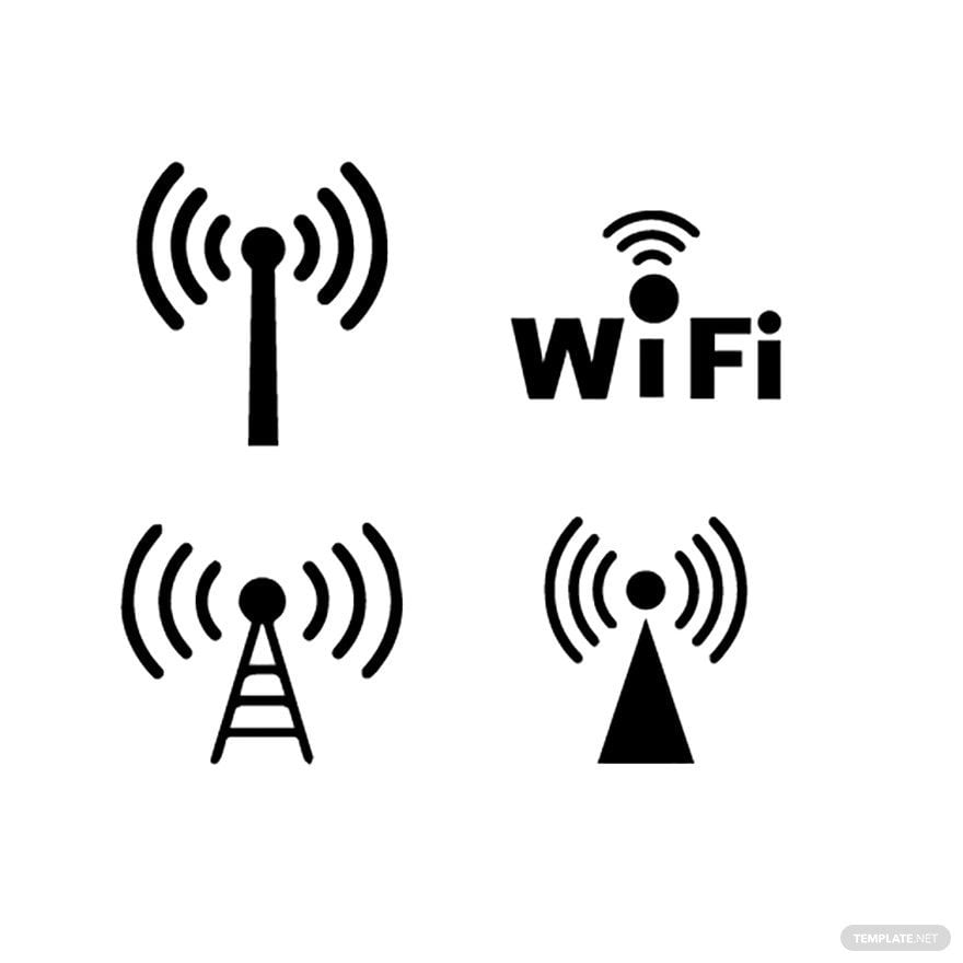 Wifi Tower Vector in Illustrator, EPS, SVG, JPG, PNG