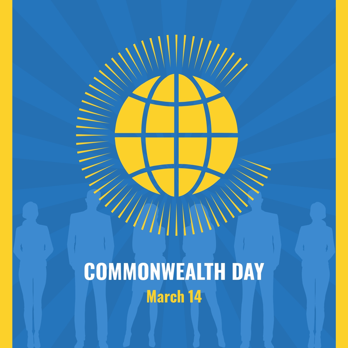 Free Commonwealth Day LinkedIn Post Template