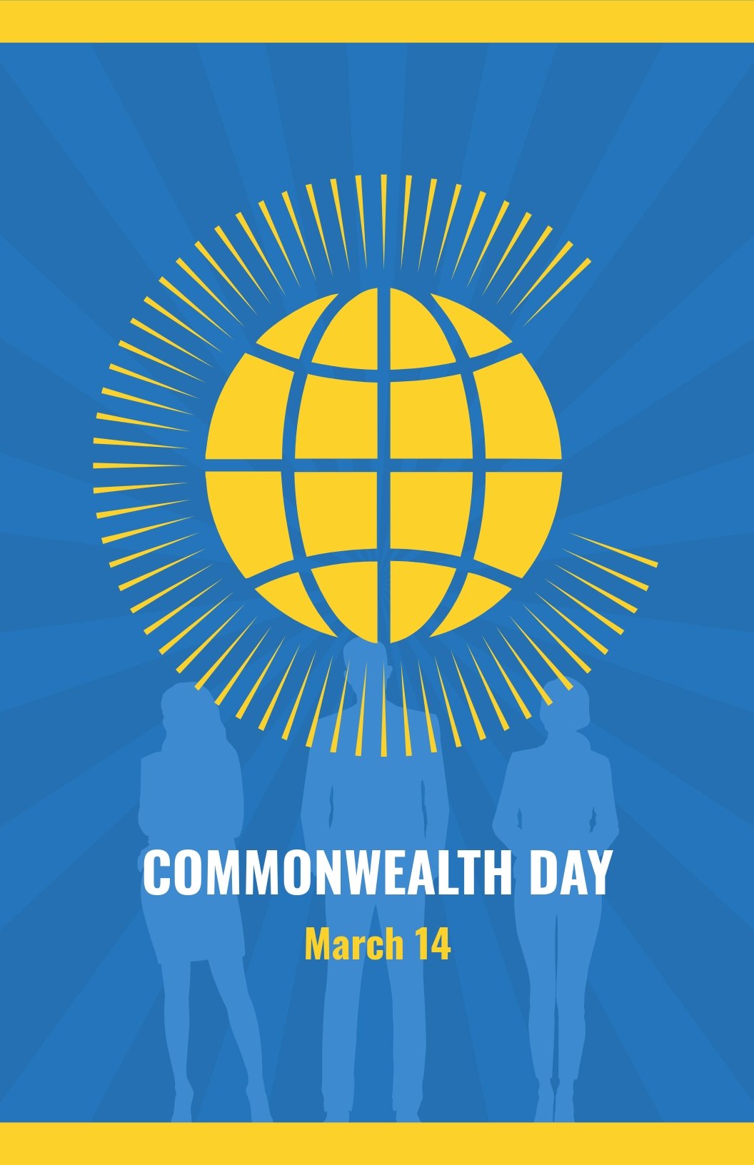 Free Commonwealth Day Poster Template