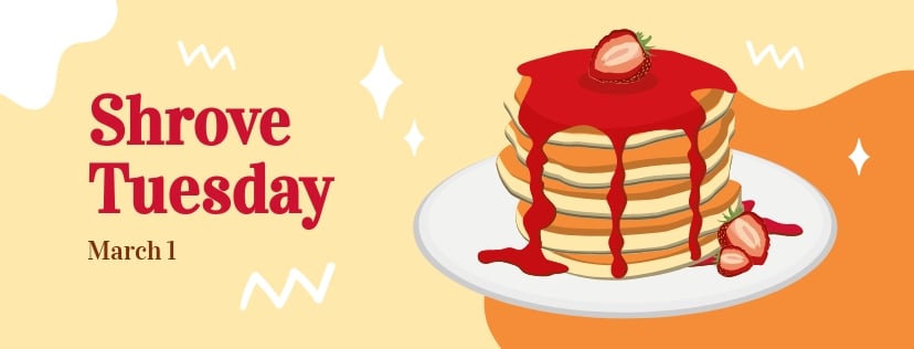 Free Shrove Tuesday Facebook Cover Template