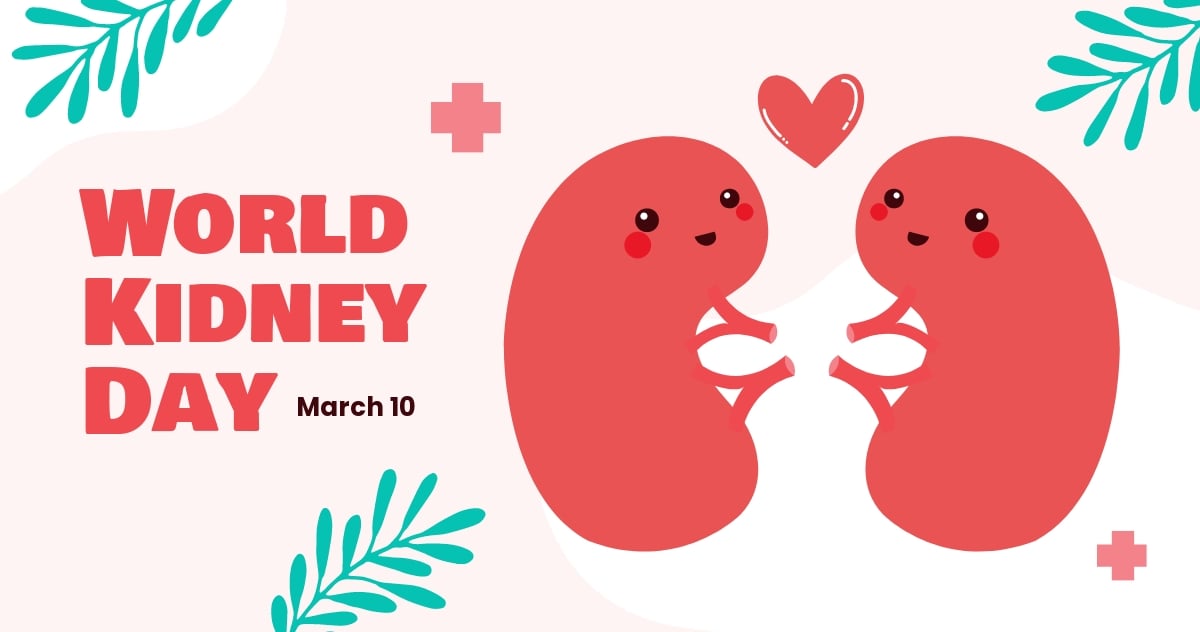 Free World Kidney Day Facebook Post Template