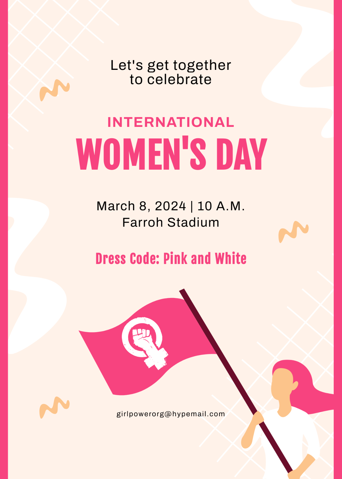 Women's Day Celebration Invitation Template - Edit Online & Download