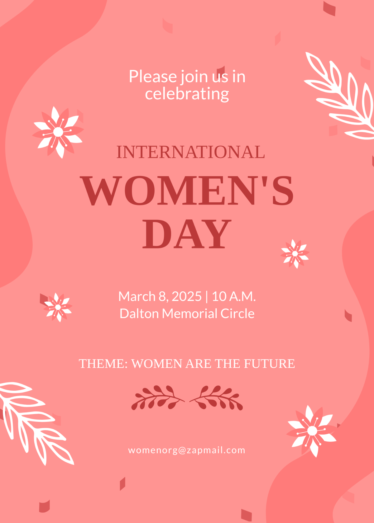 Creative Women%27s Day Invitation Template - Edit Online & Download