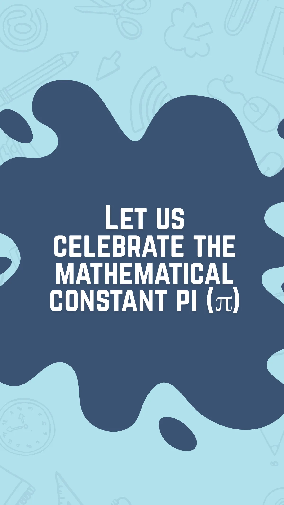 Free Pi Day Instagram Story Template to Edit Online